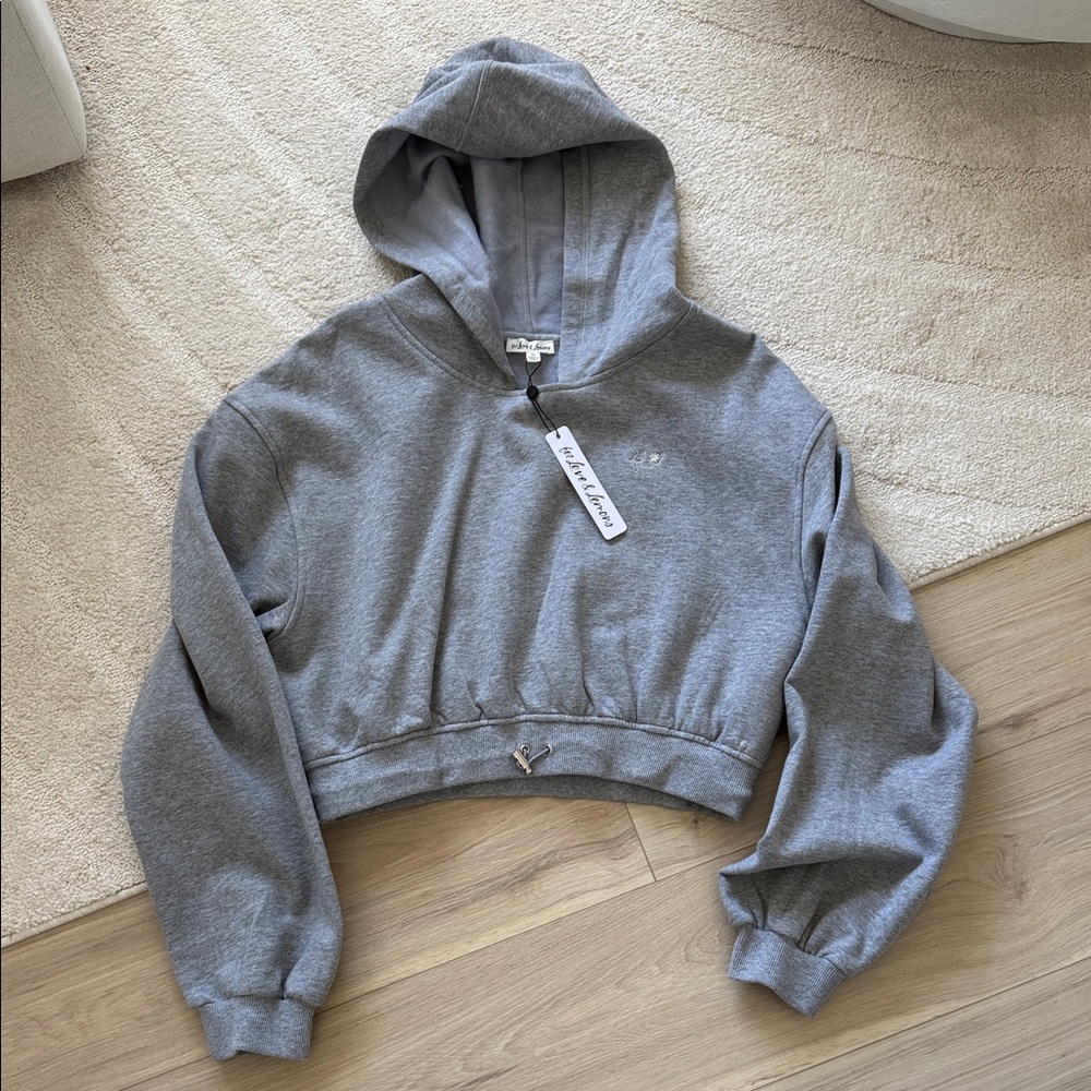 NEW- For Love & Lemons Josie Gray Sweatshirt